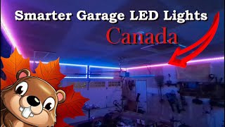 100ft LED Lights Garage Install  Govee RGBIC 100ft LED [upl. by Yticilef]