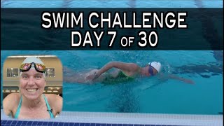 Day 7 Swim Challenge with Kona Coach Wendy Mader [upl. by Koran]