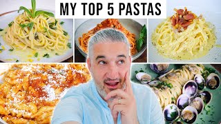 Vincenzos Plate 5 Top Pasta Recipes My Favorite Pasta Dishes [upl. by Eislel]