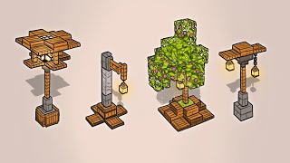 7 Medieval Style Lamp Post Ideas in Minecraft [upl. by Resaec123]