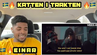 🇸🇪🔥EINAR “Katten I Trakten” Swedish Rap Reaction [upl. by Ahsiym]