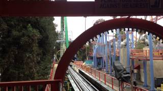 Montezoomas Revenge offride POV at Knotts Berry Farm [upl. by Neelhtac662]