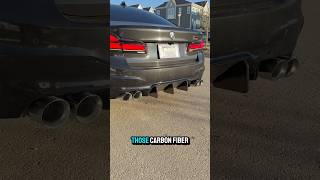 The diffuser is so agressive😮‍💨 bmw m5 diffuser carbonfiber m5competition f90m5 [upl. by Cohin]