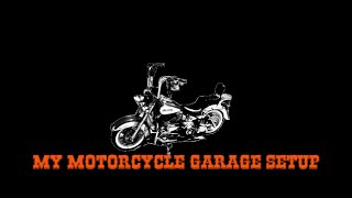 My Motorcycle Garage Setup and Layout [upl. by Harold]