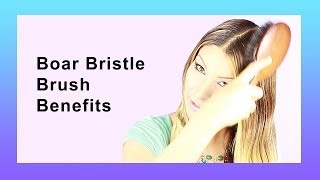 Boar Bristle Brush Benefits [upl. by Daven950]