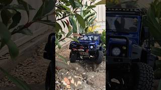 Rc Rock crawl LandRover Defender trx4 traxxas [upl. by Golub]