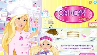 Barbie Game  Cakery Bakery  Baking Game [upl. by Camus]