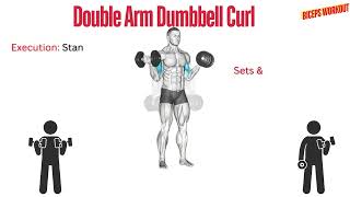 How to do Double Arm Dumbbell Curl biceps [upl. by Trisa]